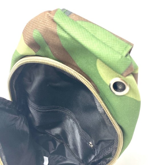 Men's Messenger Bag MB605 Poly Sport 3 Zip Pocket Cellphone Pouch Camo Militar - Picture 4 of 4